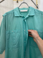 Load image into Gallery viewer, 1980s Claude Montana Short Sleeve Button Up with Darted Back Pleat - Size M