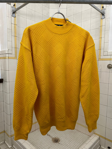 1980s Claude Montana Sweater with Zippered Shoulder - Size M