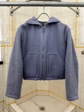Load image into Gallery viewer, 1990s Claude Montana Cropped Lilac Woolen Hoodie - Size M
