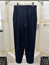 Load image into Gallery viewer, 1980s Claude Montana High Waisted Wool Pants with Waist and Hem Clips - Size M