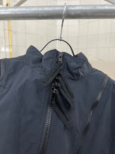 Load image into Gallery viewer, 2000s Jipijapa Winding ‘7 Zipper’ Jacket with Hidden Pockets and Hood - Size L