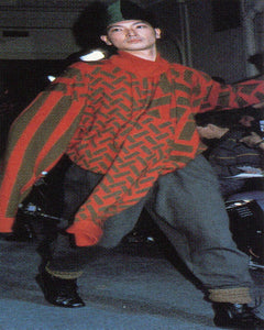 aw1986 Issey Miyake 6-Panel Three Arm Sweater - Size M