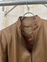 Load image into Gallery viewer, 1980s Claude Montana Cinched Leather Jacket with Shoulderpads - Size M