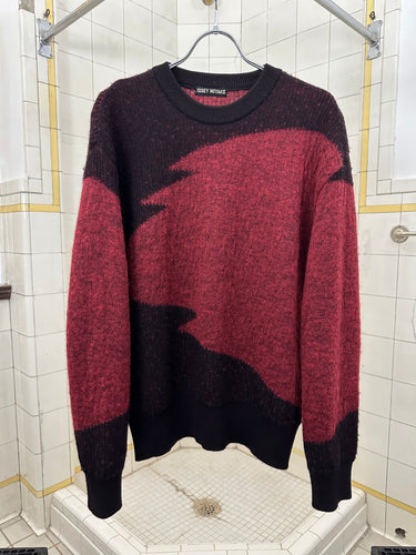 aw1991 Issey Miyake Abstract Colorblock Sweater - Size M