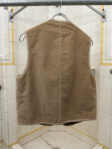 aw1993 Armani Faded Yellow Corduroy Vest - Size M