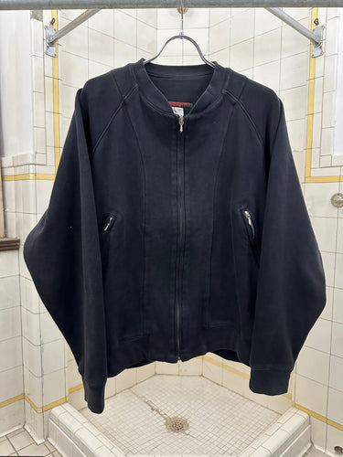 1980s Katharine Hamnett Zippered Bomber Sweatshirt - Size M