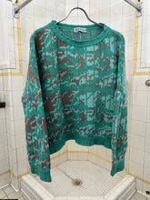 Load image into Gallery viewer, 1980s Marithe Francois Girbaud Jacquard Knit Digital Camo Sweater - Size M