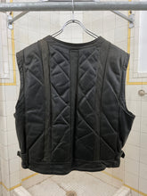 Load image into Gallery viewer, 1980s Marithe Francois Girbaud x Compagnie Des Montagnes &amp; Des Forets Leather Paneled Vest - Size M