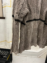 Load image into Gallery viewer, ss1996 Yohji Yamamoto Woven Cableknit Sweater - Size XL