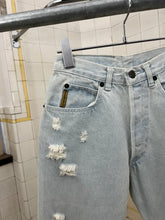 Load image into Gallery viewer, 1990s Armani Horse Applique Washed Denim  - Size XS