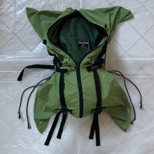 Load image into Gallery viewer, 2000s Final Home Alien Green Transformable Hiking Backpack - Size OS