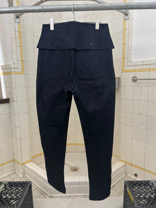 2000s Vintage Denim Work Trouser with Back Flap Pocket - Size M