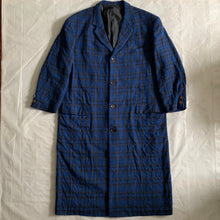 Load image into Gallery viewer, aw1996 Yohji Yamamoto Wool Plaid Long Coat - Size M