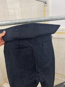 2000s Vintage Denim Work Trouser with Back Flap Pocket - Size M