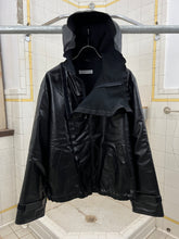Load image into Gallery viewer, 1990s Armani Faux-Leather French Chemical Parka - Size M
