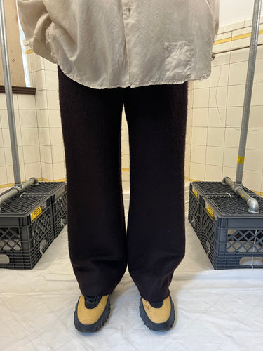 1990s Ryuichiro Shimazaki Baggy Mohair Trousers - Size S