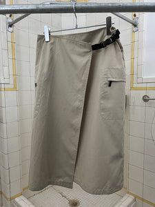 2000s Samsonite ‘Travel Wear’ Long Wrap Tech Skirt - Size S