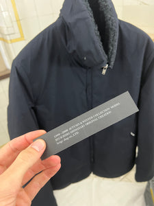 1990s Ryuichiro Shimazaki Fleece-Lined High Neck Jacket - Size M