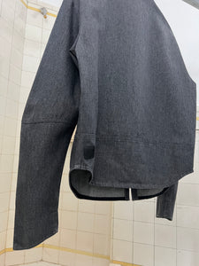 2000s Ron Orb Futuristic Denim Jacket - Size M