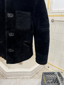 1990s Griffin Reversible Mouton Jacket - Size M