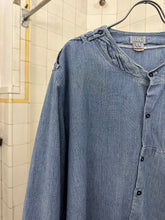 Load image into Gallery viewer, 1980s Marithe Francois Girbaud Chambray Shirt with Neck Button Detail - Size L