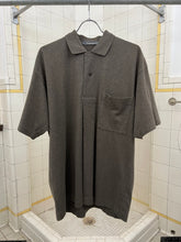 Load image into Gallery viewer, 1980s Issey Miyake Pleated Single Button Polo Shirt - Size M