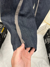 Load image into Gallery viewer, 1990s Vexed Generation Skewed Denim Pants with Asymmetrical Trim - Size L