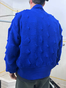 1980s Issey Miyake 3D Knit Cardigan Sweater - Size M