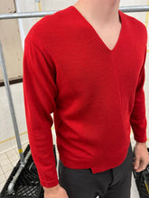 Load image into Gallery viewer, 1980s Issey Miyake Multi-Gauge V-Neck Sweater - Size M