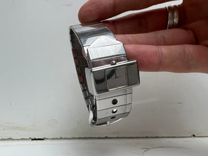 1980s Vintage Tokio Kumagai Steel Belt Wrist Watch - Size OS