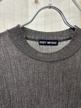 Load image into Gallery viewer, ss1995 Issey Miyake Textured Sheer Weave Tee - Size L