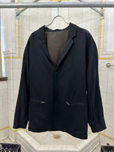 Load image into Gallery viewer, 1980s Marithe Francois Girbaud x Momentodue Black Blazer with Shoulder Pads - Size L