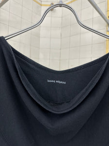 1980s Issey Miyake Women's V-Neck Drape Collar Tee - Size S