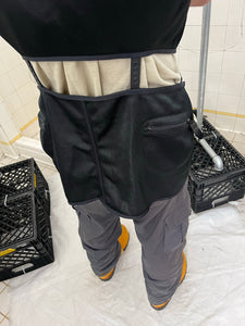 ss1992 Issey Miyake Nylon Mesh Snapback Strap Vest- Size S