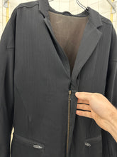 Load image into Gallery viewer, 1980s Marithe Francois Girbaud x Momentodue Black Blazer with Shoulder Pads - Size L