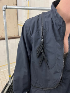 2000s Jipijapa Winding ‘7 Zipper’ Jacket with Hidden Pockets and Hood - Size L