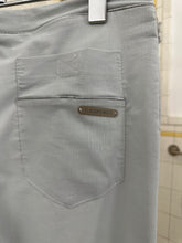 Load image into Gallery viewer, 1990s Vintage Sabotage Baby Blue Pants with Removable Velcro Denim Cuffs - Size S