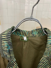 Load image into Gallery viewer, 1980s Marithe Francois Girbaud x Closed Military Blazer with Striped Print Lining - Size M