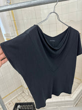 Load image into Gallery viewer, 1980s Issey Miyake Women&#39;s V-Neck Drape Collar Tee - Size S