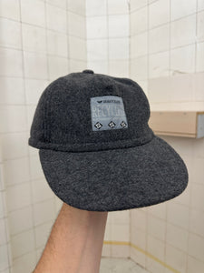 1990s Armani Grey Wool Cap - Size OS
