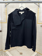 Load image into Gallery viewer, 1980s Claude Montana High Neck Military Shirt with Epaulets - Size S