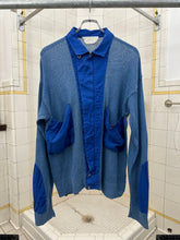 Load image into Gallery viewer, 1980s Claude Montana Knit Shirt with Woven Paneling - Size M