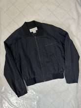 Load image into Gallery viewer, 1980s Claude Montana Crushed Nylon Bomber with Shoulderpads - Size L