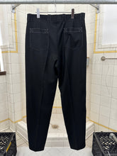 Load image into Gallery viewer, 1980s Claude Montana Contrast Stitched Wool Trousers - Size L