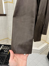 Load image into Gallery viewer, 2000s Burberry Prorsum x Roberto Menichetti Brown Leather Blazer - Size L