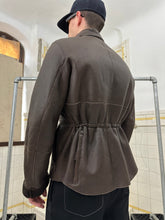 Load image into Gallery viewer, 2000s Burberry Prorsum x Roberto Menichetti Brown Shearling Jacket with Interior Waist Cinch - Size L