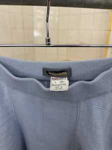 1980s Issey Miyake Blue Knit Shorts - Size XS