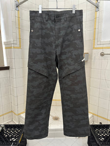 1990s Final Home Woven Camo Cargo Pants - Size M