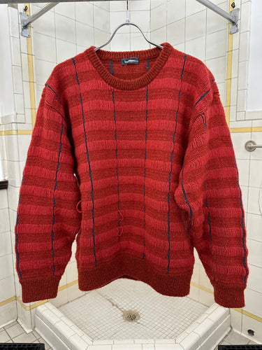 1980s Issey Miyake Striped Floated Yarn Sweater - Size M