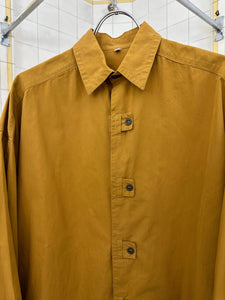 1980s Claude Montana Cutout Placket Closure Button Up Shirt - Size L